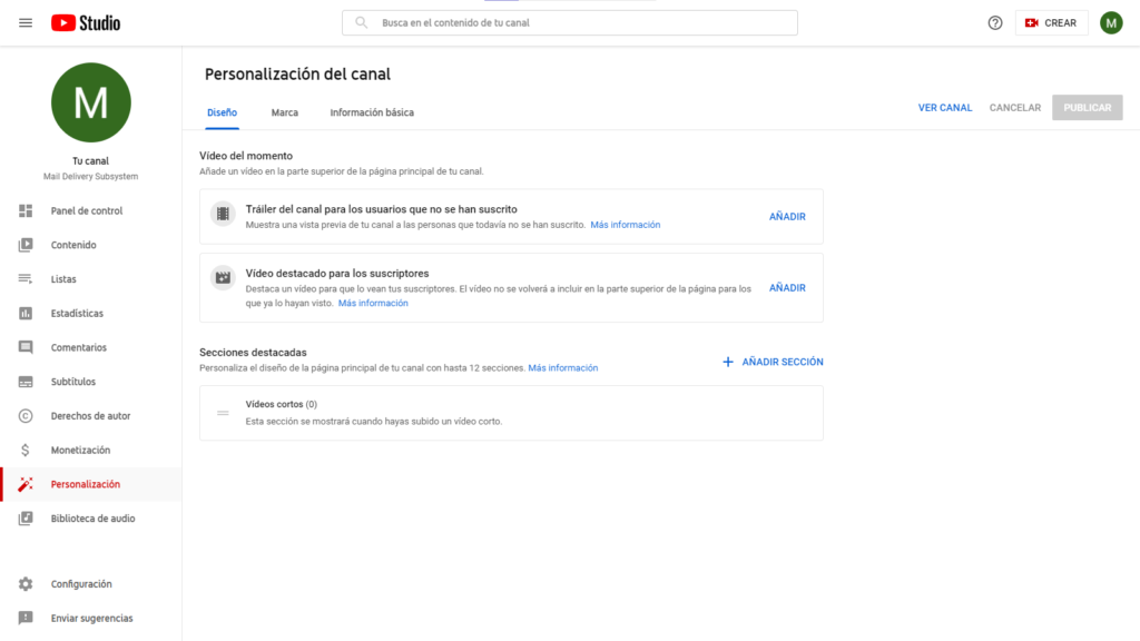 personalización-youtube-studio